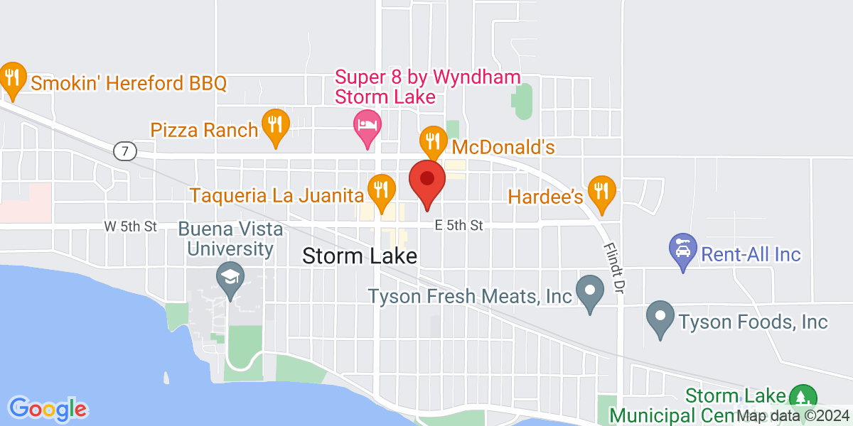 Map of Storm Lake Public Library